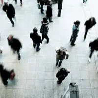 Crowd from above